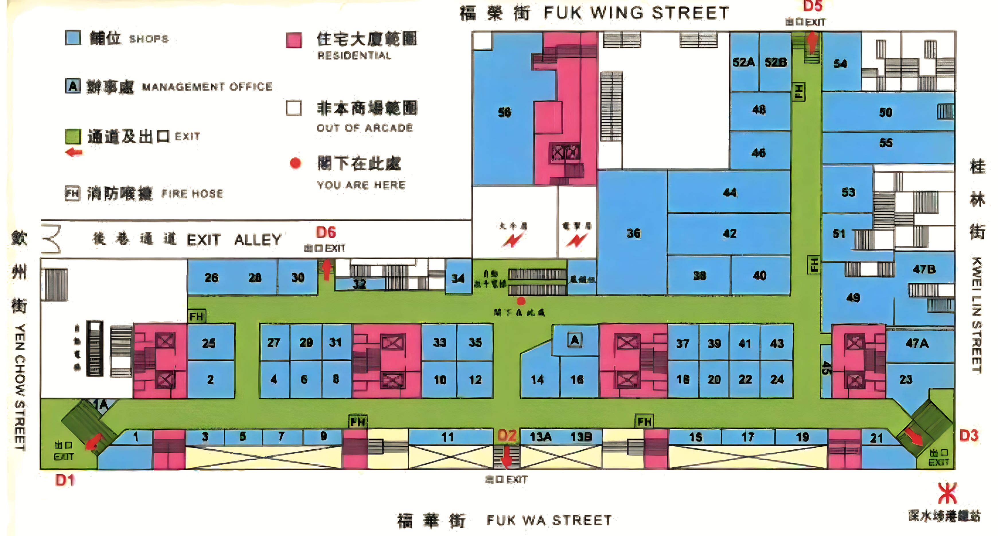 G Floor Map